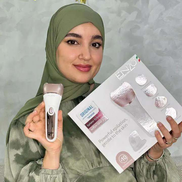 جهاز إزالة الشعر الزائد🤩 والعناية بالبشرة🥰 5 في 1 من 🇮🇹العلامة الايطالية ENZO