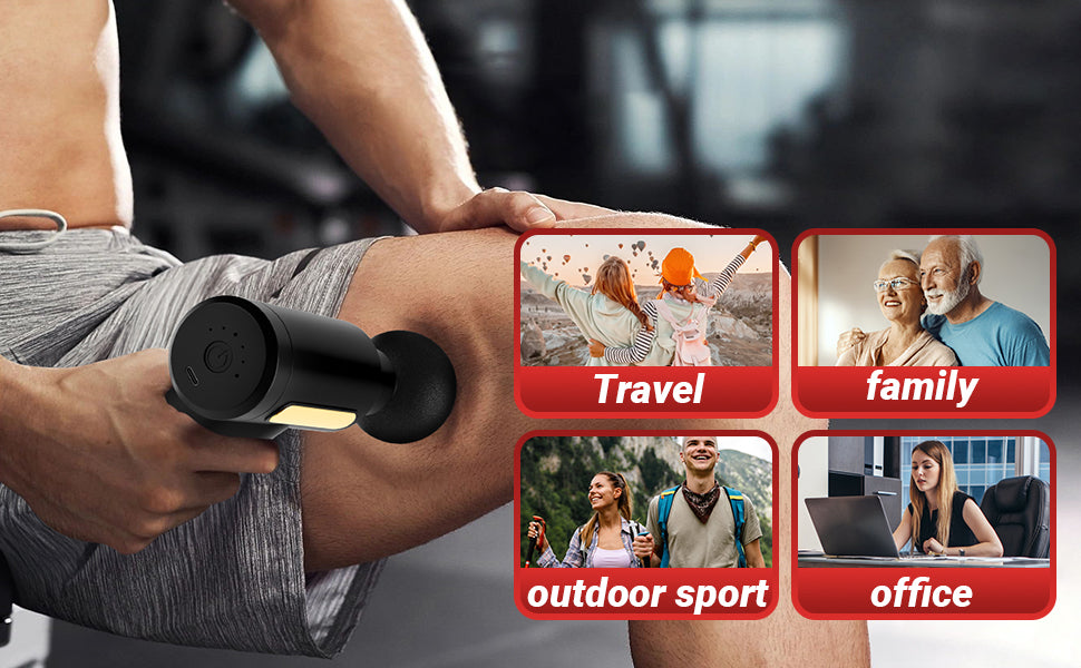 Massage Gun 💆 💆🏽♀️ عنوان الراحة والاسترخاء 😌😍 “💆♂️✨ استرخِ وأعد نشاط عضلاتك مع مسدس المساج القوي! 💪”