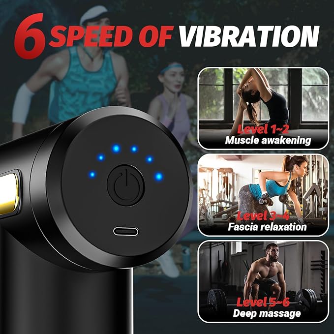 Massage Gun 💆 💆🏽♀️ عنوان الراحة والاسترخاء 😌😍 “💆♂️✨ استرخِ وأعد نشاط عضلاتك مع مسدس المساج القوي! 💪”