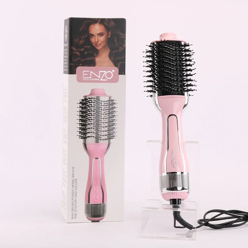 Brosse Sèche Cheveux Original ENZO 🥇🇮🇹💯 المشط الحراري الأصلي