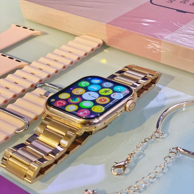 🤩أفضل ساعة ذكية نسائية ⌚️👸🏼 ✨و بأفضل سعر 😍🤩 ….كوني دائماً بأفضل إطلالة مع عنوان الاناقة 🤩😍❤️