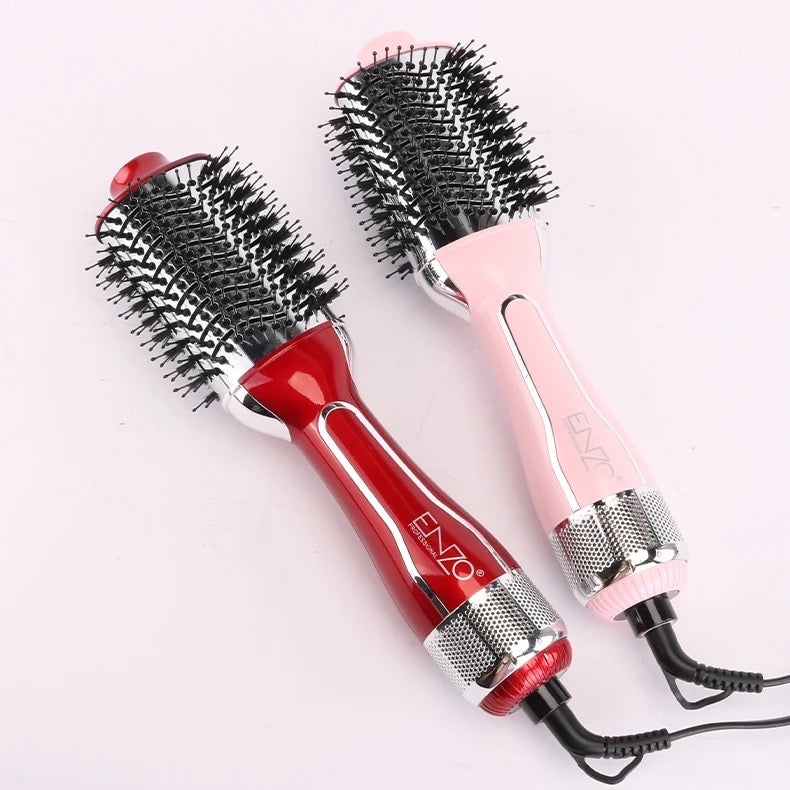 Brosse Sèche Cheveux Original ENZO 🥇🇮🇹💯 المشط الحراري الأصلي