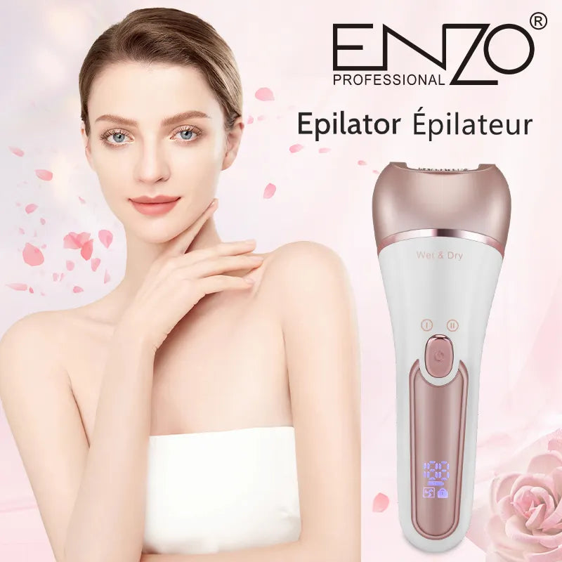 جهاز إزالة الشعر الزائد🤩 والعناية بالبشرة🥰 5 في 1 من 🇮🇹العلامة الايطالية ENZO