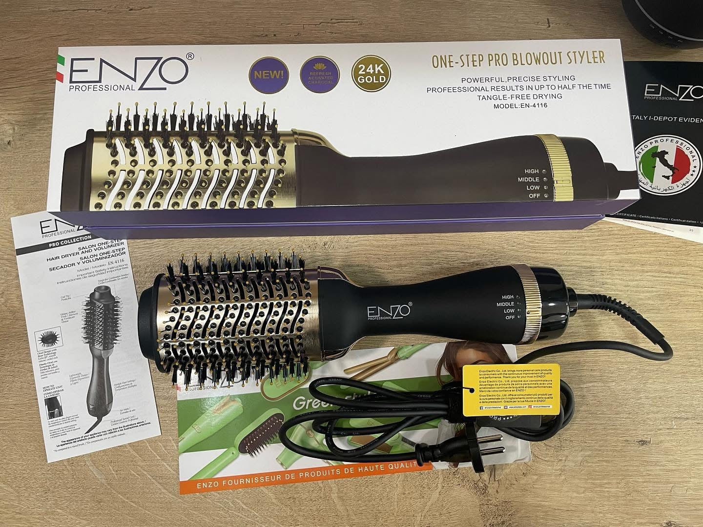 Brosse EN_4116 أفضل مشط حراري بأفخم الألوان 😎🤩😍🖤