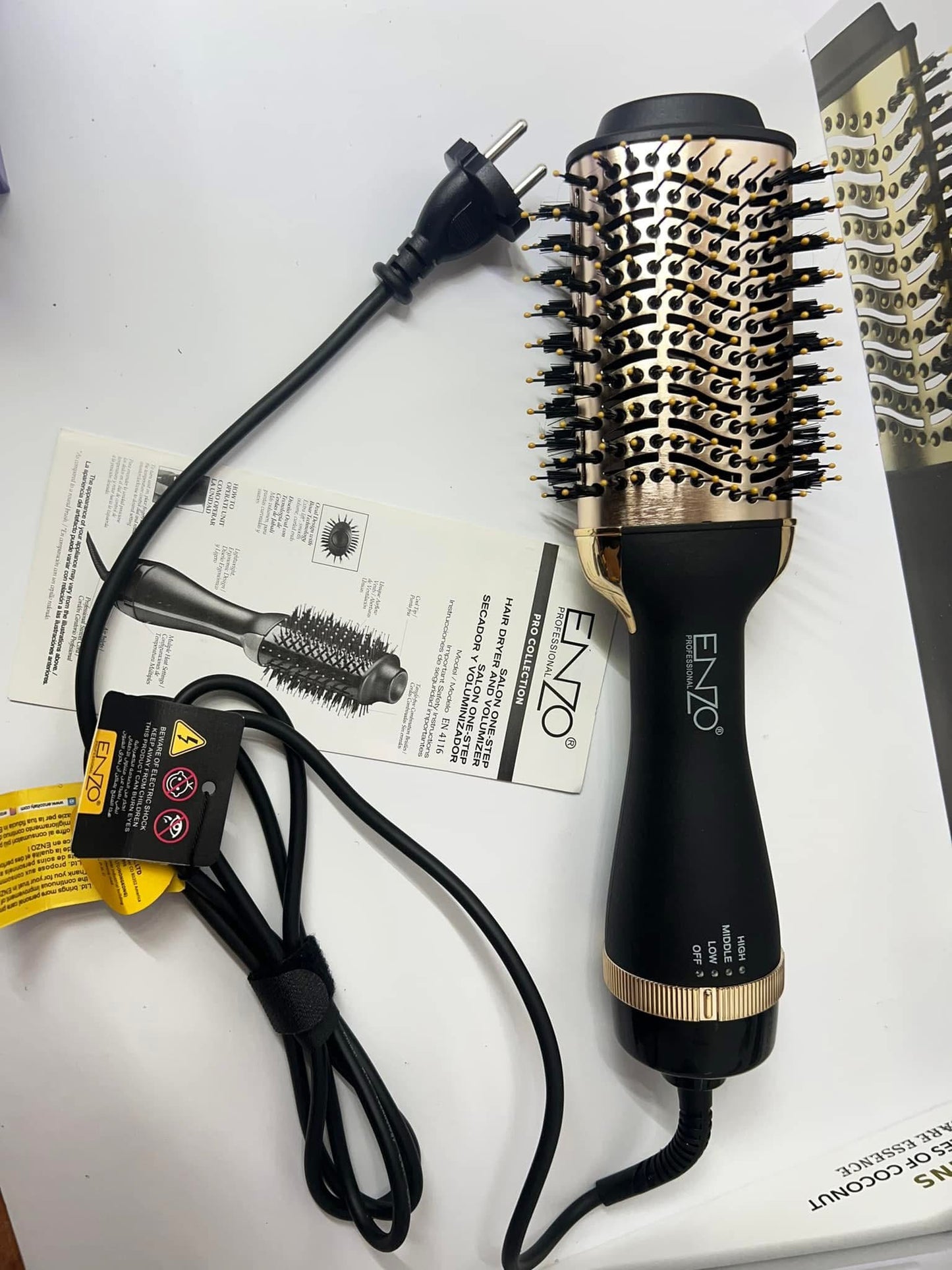 Brosse EN_4116 أفضل مشط حراري بأفخم الألوان 😎🤩😍🖤