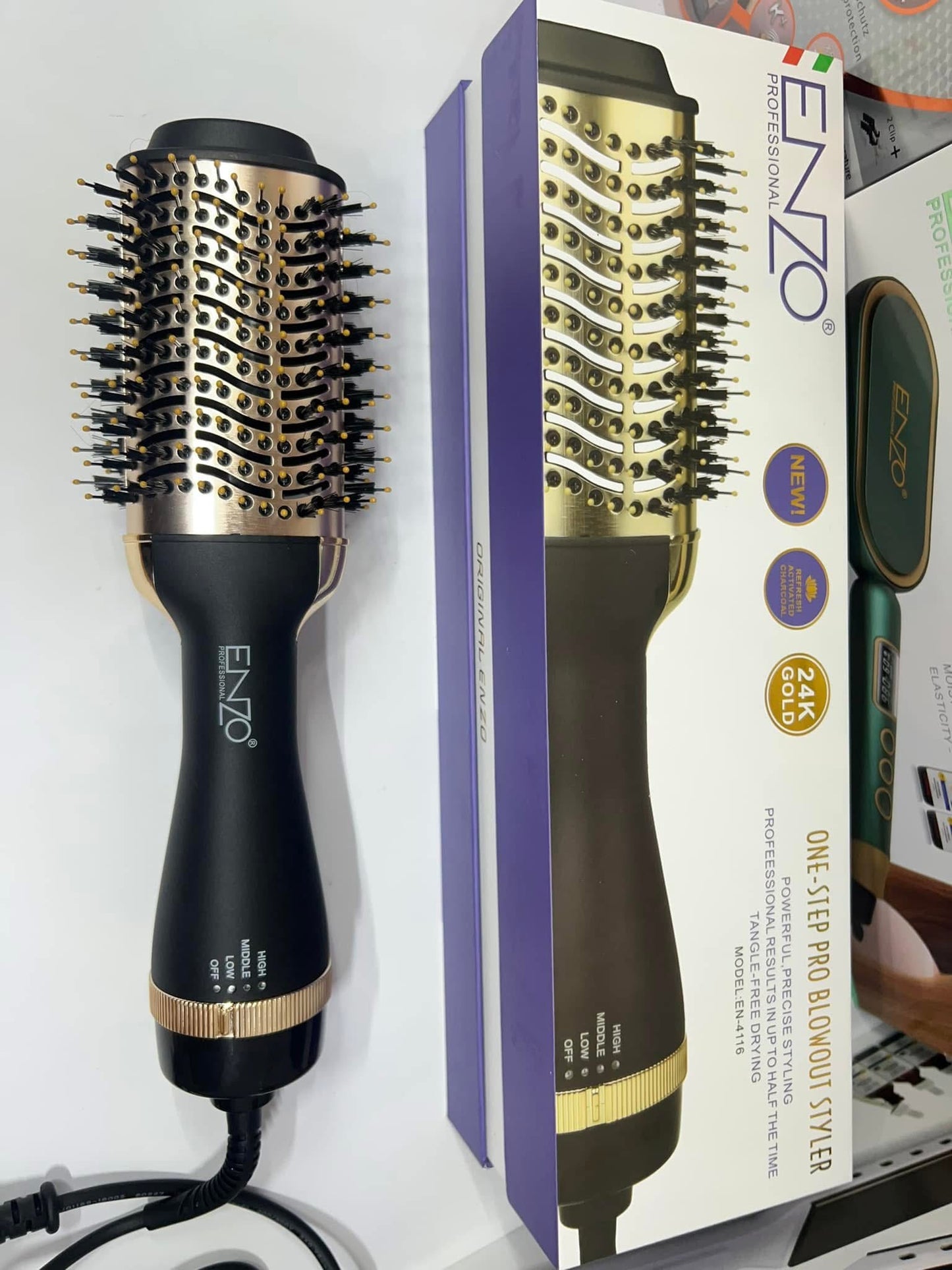 Brosse EN_4116 أفضل مشط حراري بأفخم الألوان 😎🤩😍🖤