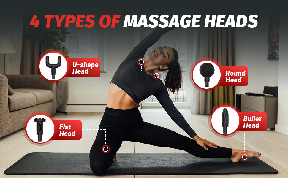 Massage Gun 💆 💆🏽♀️ عنوان الراحة والاسترخاء 😌😍 “💆♂️✨ استرخِ وأعد نشاط عضلاتك مع مسدس المساج القوي! 💪”