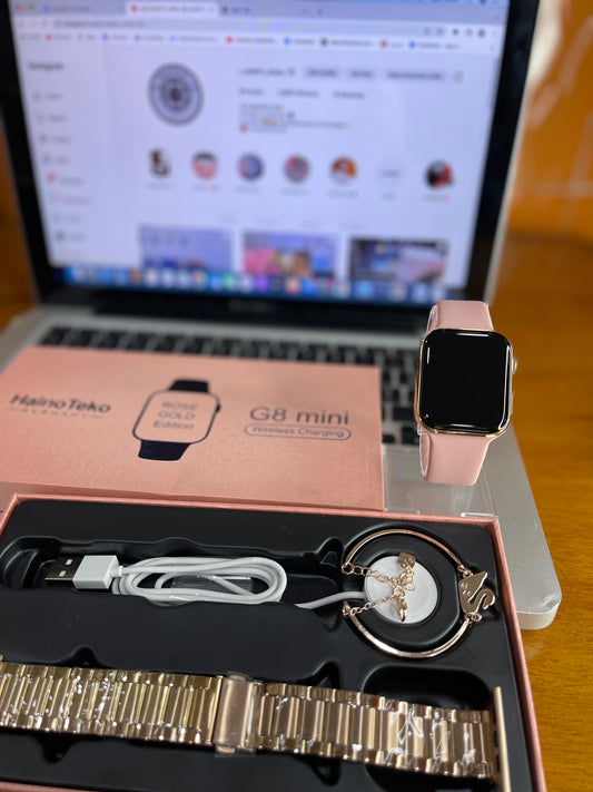 الساعةالأكثر طلبًا HainoTeko G8 mini والساعة النسائية الأكثر جمالًا ♥️ و معهاسوار مهدى مجانًا 🎁😍❤️🤩