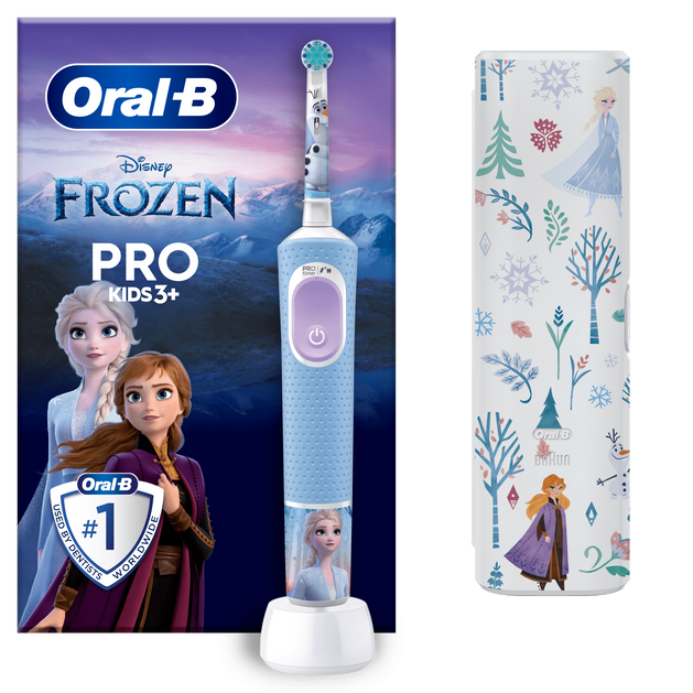 فرشاة الأسنان الكهربائية للأطفال أورال-بي فروزن ❄️Oral-B Frozen Kids