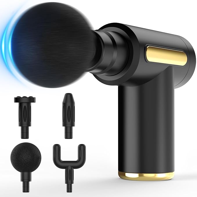 Massage Gun 💆 💆🏽‍♀️ عنوان الراحة والاسترخاء 😌😍 “💆‍♂️✨ استرخِ وأعد نشاط عضلاتك مع مسدس المساج القوي! 💪”