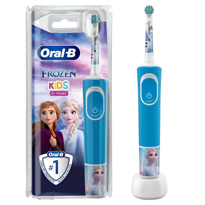 فرشاة الأسنان الكهربائية للأطفال أورال-بي فروزن ❄️Oral-B Frozen Kids