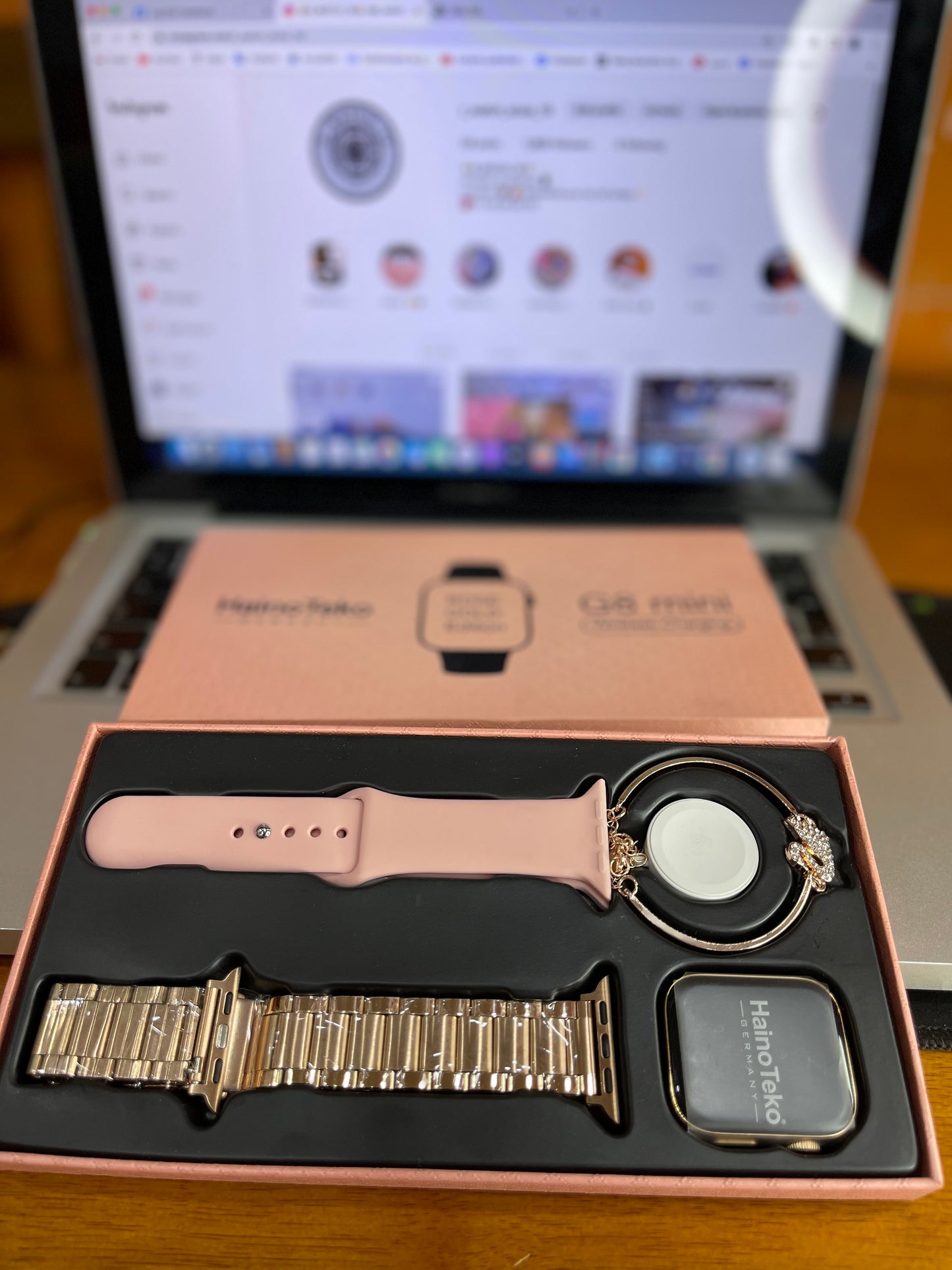 الساعةالأكثر طلبًا HainoTeko G8 mini والساعة النسائية الأكثر جمالًا ♥️ و معهاسوار مهدى مجانًا 🎁😍❤️🤩