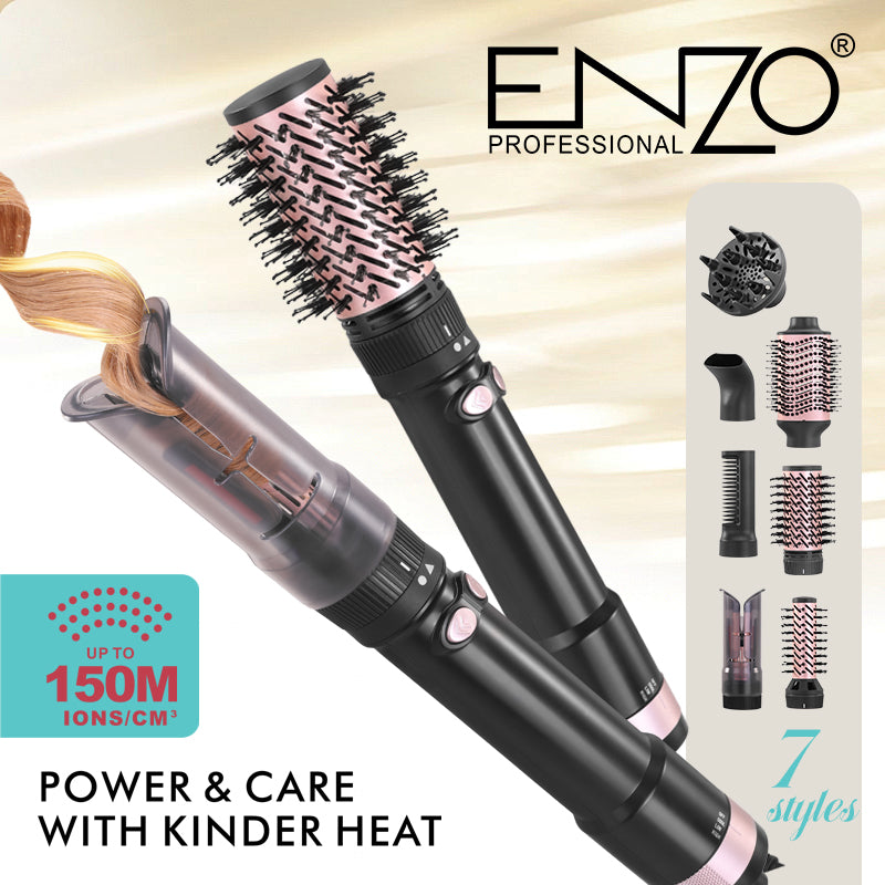 ENZO Professional 7-in-1 Hot Air Styler "قصتي" .