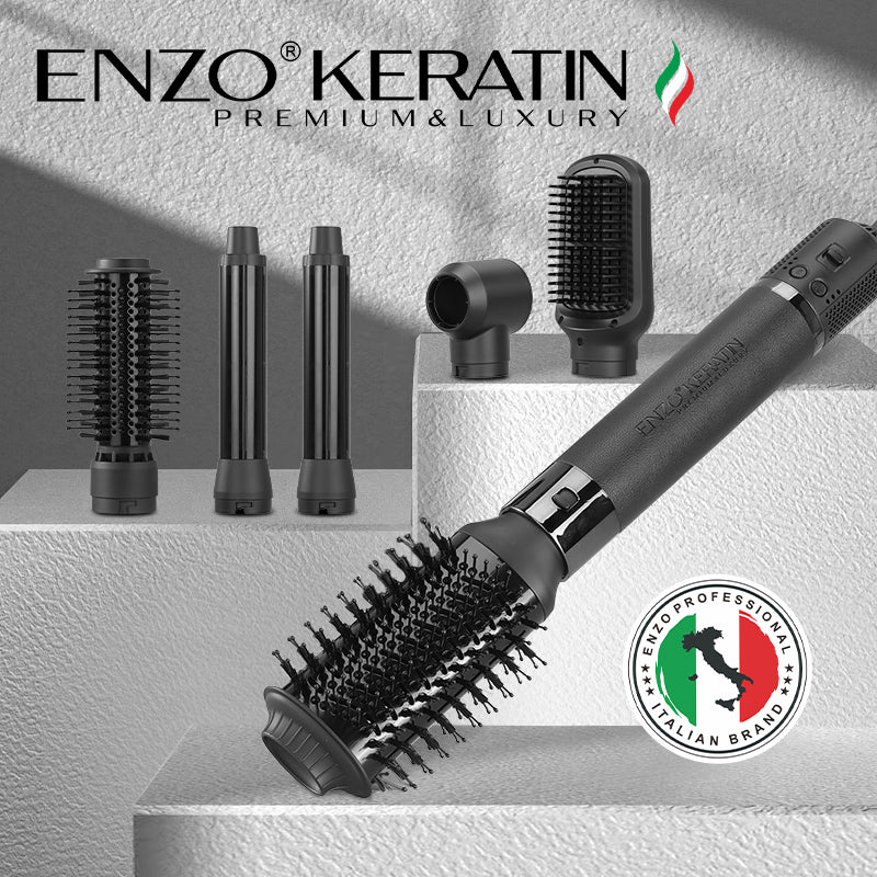 🖤KERATIN BLACK EDITION 🌟 مجفف ومصفف الشعر المتعدد الوظائف🖤