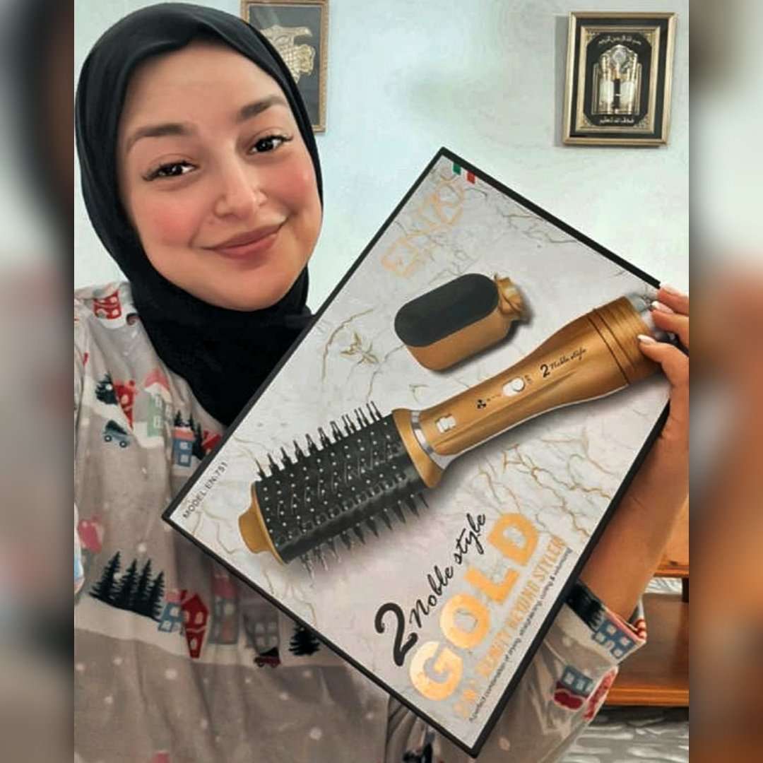 Brosse & séchoir Gold Enzo Original 🇮🇹🥇💯 avec 2 têtes 😍